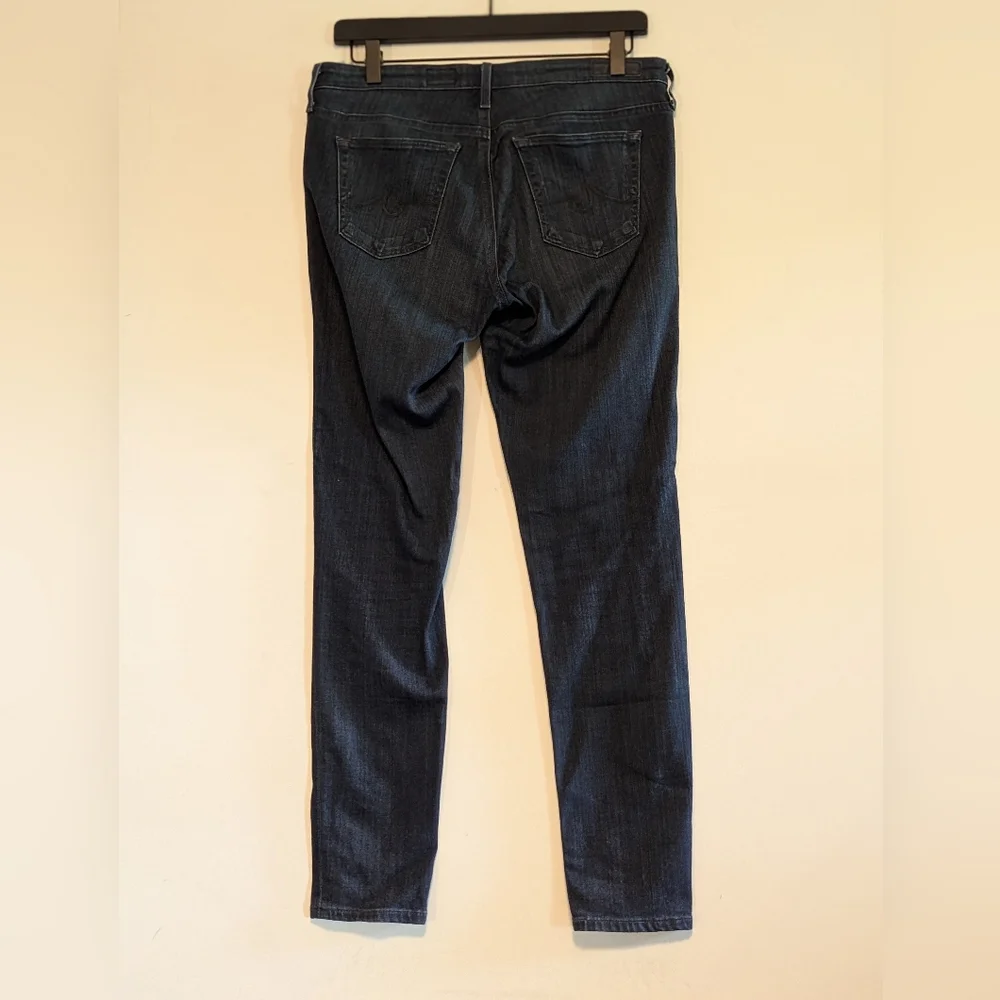 AG Adriano Goldschmied Indigo Womens Super Skinny Jeans Legging Ankle Great Used